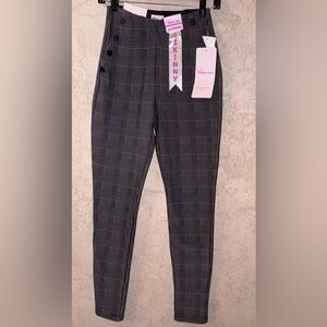 Angel Cult Plaid Skinny Pants